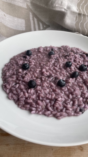 Risotto ai mirtilli_Storie di Pigne